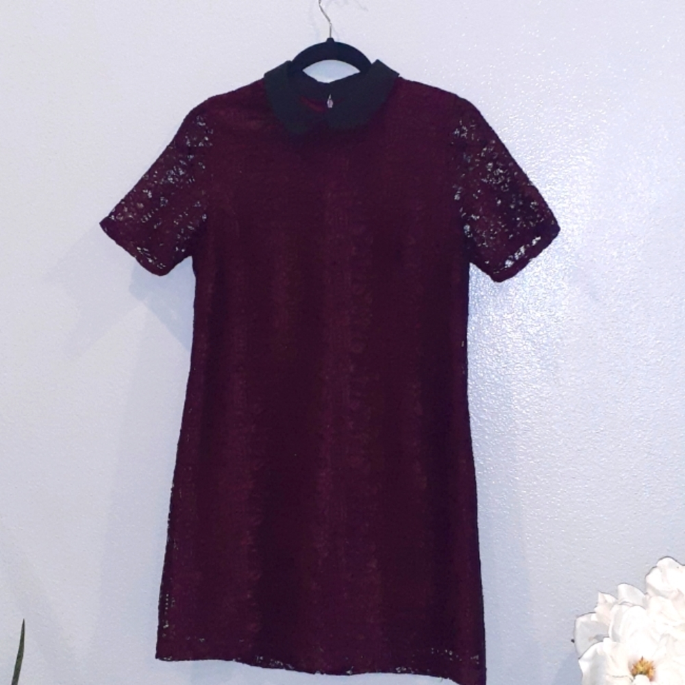 FOREVER 21 burgundy lace dress